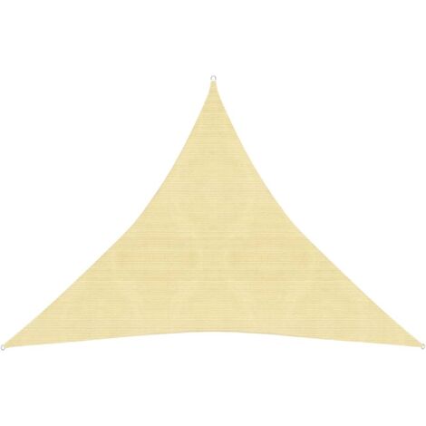 Vela in tessuto per ombrellone 160 g/m² HDPE 3 x 3 x 3 m beige 020008968