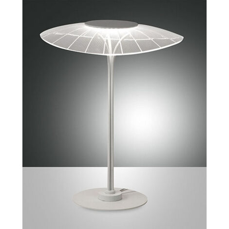 VELA LAMPADA DA TAVOLO BIANCA A LED 3000K - 12W - 1100 lm DIMMERABILE
