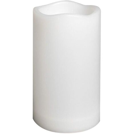 Vela LED con Pilas, Impermeable, Sin Llama, Exterior, para Patio, Jardín, Fiesta, Boda, 7,5x12,5 CM