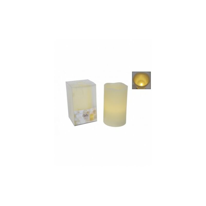 

Vela Led en color Crema con Temporizador. Ideal para Decorar. Velas Eléctricas. Velas Decoración 7,5x12,5 cm