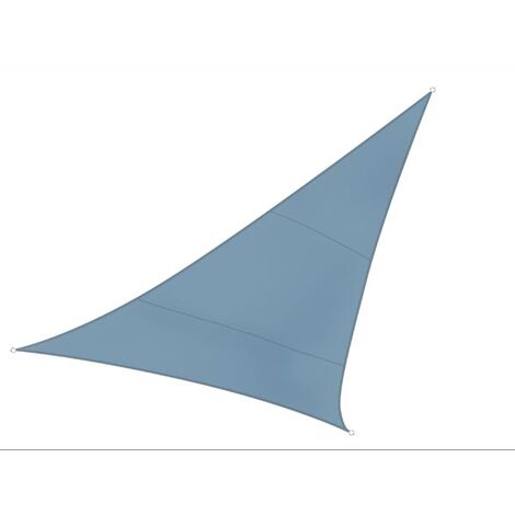 VELA OMBRA - TRIANGOLO - 3,6 x 3,6 x 3,6 mt - COLORE: GRIGIO ARDESIA CHIARO