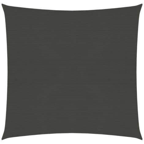 Vela ombreggiante 160 g/m² 4,5 x 4,5 m antracite HDPE 020008928