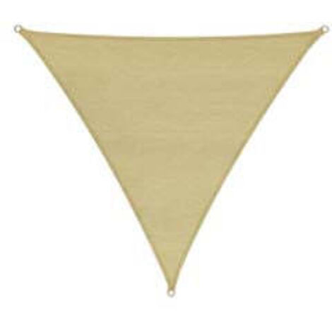 VELA OMBREGGIANTE HDPE TRIANGOLARE BEIGE  	 - mt.3,6x3,6x3,6 -  FER-315562