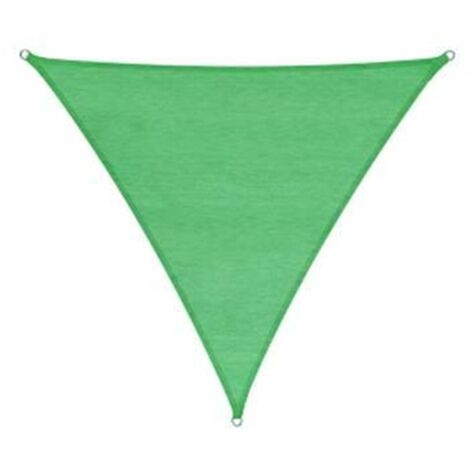 VELA OMBREGGIANTE HDPE TRIANGOLARE VERDE  Peso 180gr/Mq  - mt.3x3x3 -
