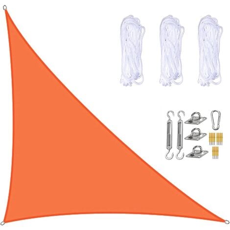 Vela ombreggiante triangolo rettangolo