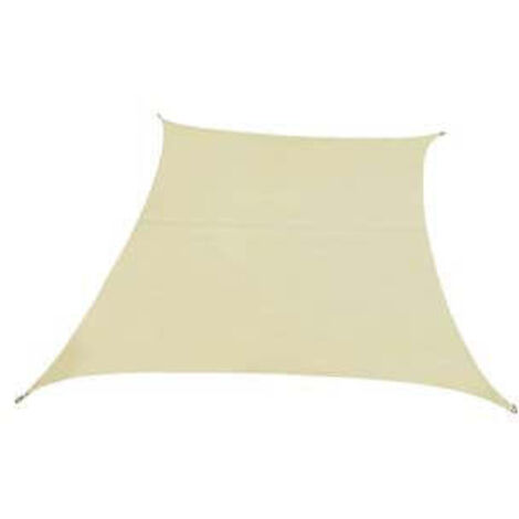 Vela Ombreggiante Poliestere Quadra  Beige - mt.5x5