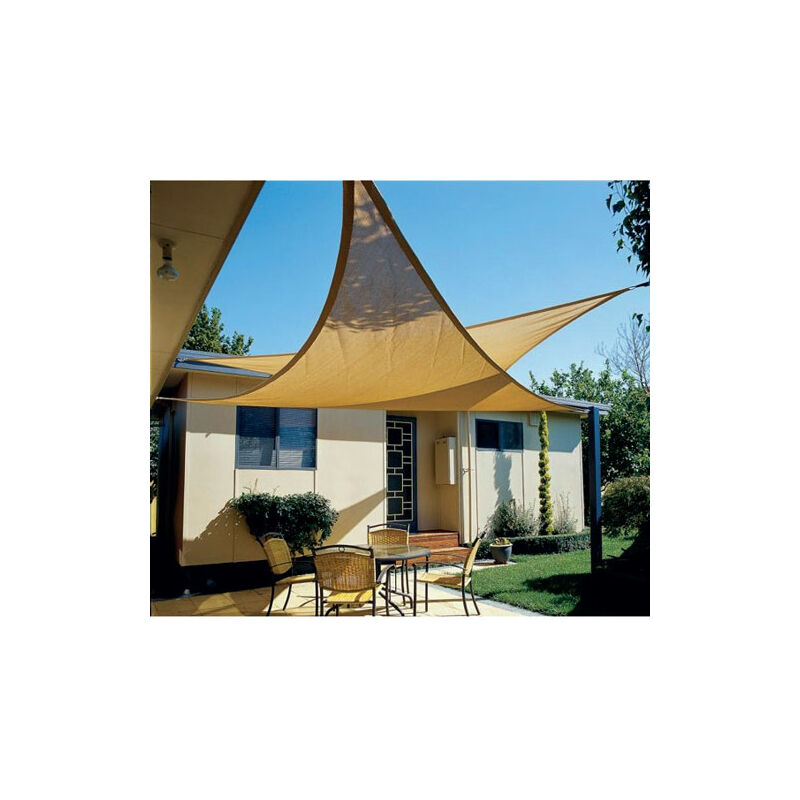 Papillon Vela Ombreggiante Triangolare 3,6x3,6x3,6 Mt Ecr Giardino ...