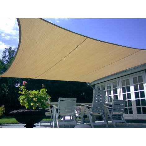 Tenda A Vela Ombreggiante Varie Misure Triangolare Quadrata Parasole Ombra Veranda Giardino Rinforzata