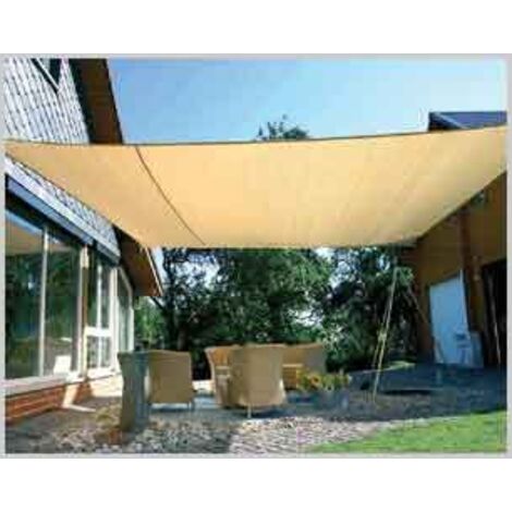 VELA OMBREGGIANTE QUADRATA IDEAL STAR Col. Beige - mt 3x3. Prezzo per Pezzo.