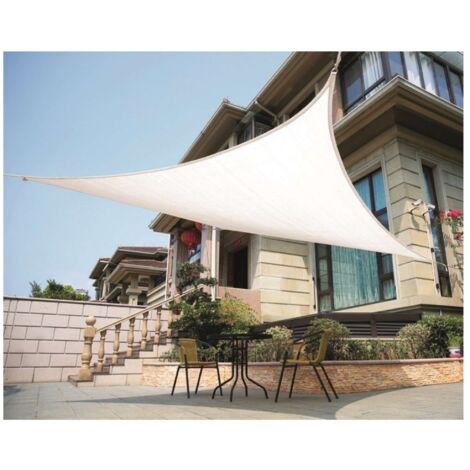 Vela Ombreggiante Triangolare Col. Bianco Mt. 3X3X3