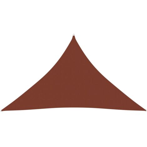 Vela parasol triangular de tela Oxford 35 x 35 x 49 m 020009803
