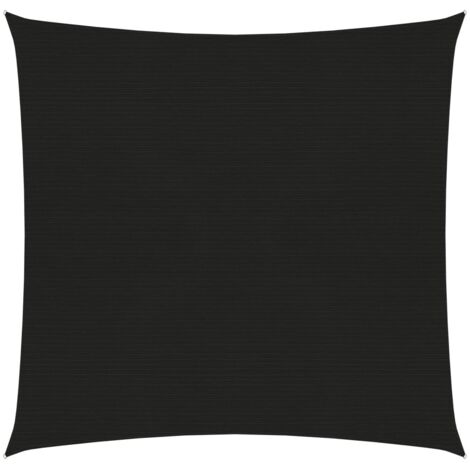Vela Parasole 160 g/m² Nera 2x2 m in HDPE