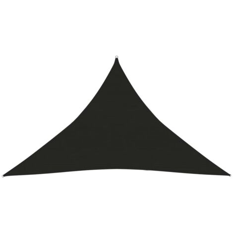 Vela Parasole 160 g/m² Nera 5x5x6 m in HDPE