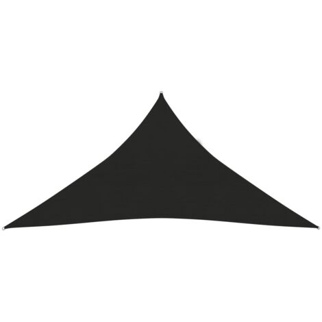 Vela Parasole 160 g/m2 Nera 4x4x4 m in HDPE