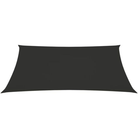 Vela parasole in tessuto oxford rettangolare 2 x 3 m antracite 020009593