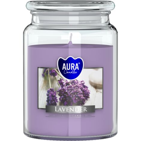 Vela perfumada BISPOL Aura snd99-79 (Lavanda) 100 h