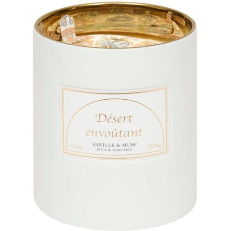 Vela perfumada blanca Lucia 1800g - Atmosphera créateur d'intérieur