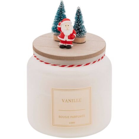 Vela perfumada con tapa decorada 330 g surtida - Feeric lights & christmas