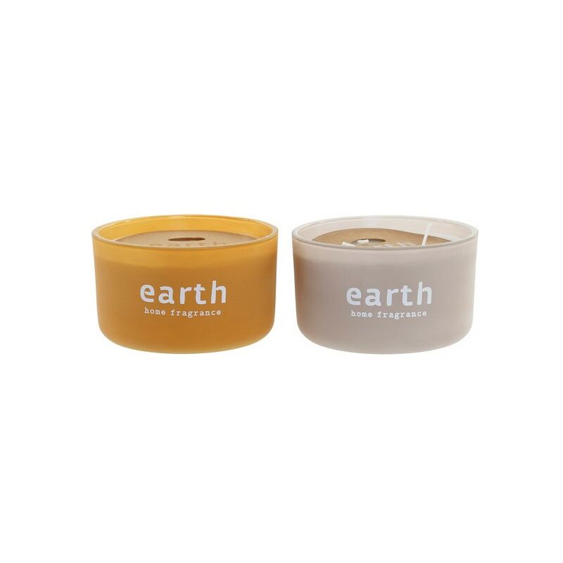 

Vela perfumada dkd home decor earth (2 pcs) (350 ml) (13 x 13 x 8 cm) Rogal