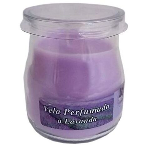 VELA PERFUMADA LUMAR LAVANDA 100 GRS 7X6 CM (VASO YOGURT)