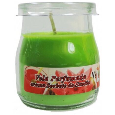 VELA PERFUMADA LUMAR SANDIA 100 GRS 7X6 CM (VASO YOGURT)