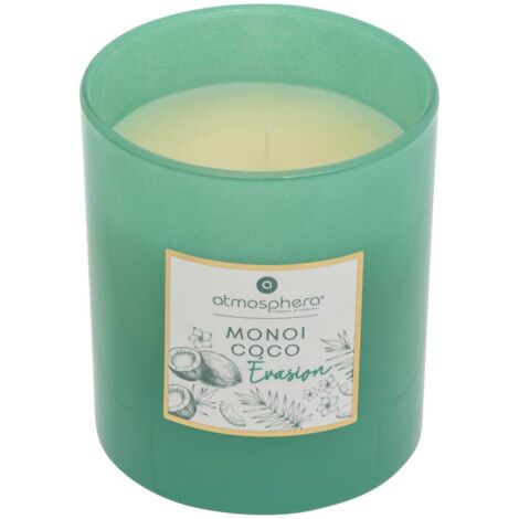 Vela perfumada Maël 190g tarro de cristal monoï coco - Atmosphera créateur d'intérieur