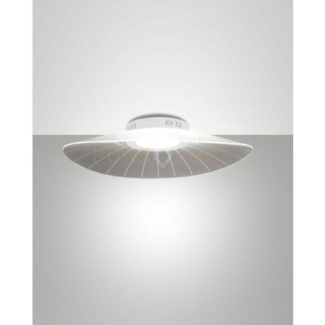 VELA PLAFONIERA BIANCA L.59x43cm A LED 3000K - 24W - 4000 lm DIMMERABILE