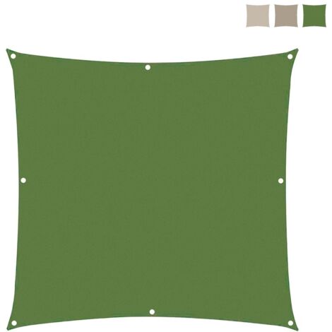 VELA QUADRATA IDROREPELLENTE 4X4MT VERDE