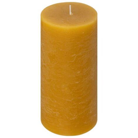 Vela rústica - amarilla - 445g - Atmosphera créateur d'intérieur