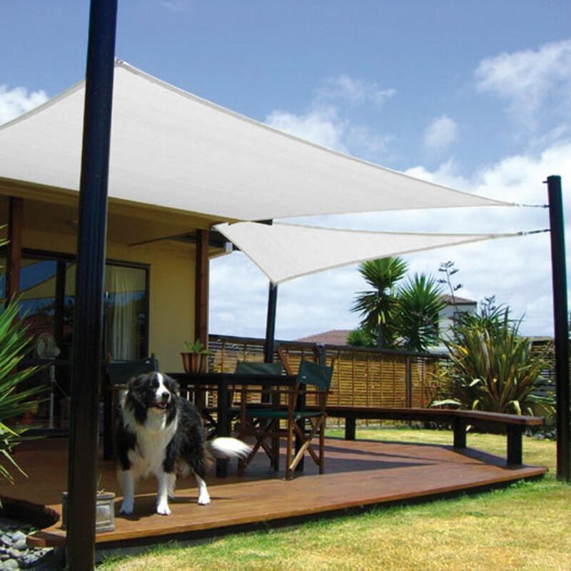 

Papillon - Toldo vela sombra jardin cuadrada 3,6x3,6 metros blanca