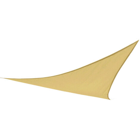 Vela sombreadora triangular beige 3,6x3,6x3,6mt 76123