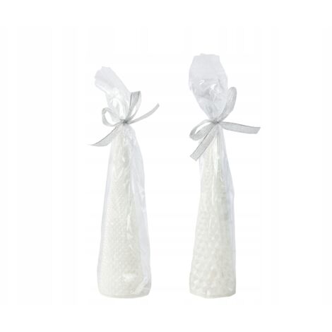 Vela tradicional de parafina, sin perfume, cono 15 cm, 1 ud.