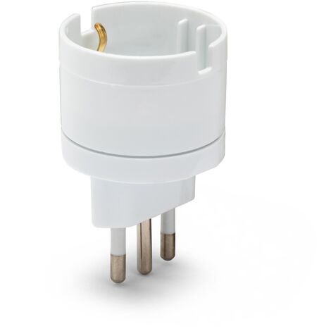 Velamp ADAPT-IT-10S Adattore da Schuko a Spina Piccola 10A