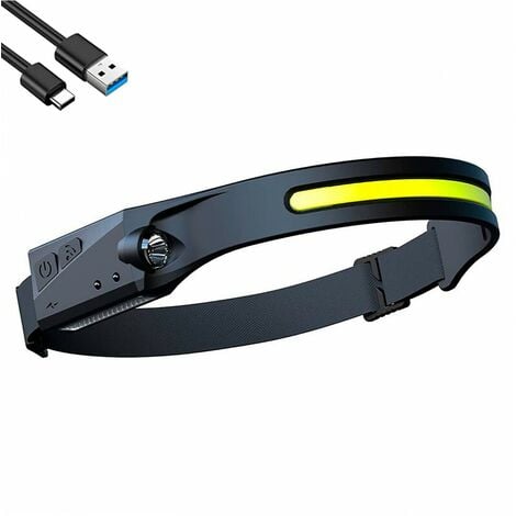 Avaspot DE08, LED-USB wiederaufladbare Kopftaschenlampe, wasserdicht f