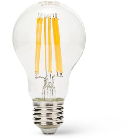 Velamp lampadina LED a filamento forma a goccia (A60) - Classe A - Attacco a vite Grande (E27) - Potenza 7W Equivalenti 100W - Luminosità 1521lm - Temperatura colore 4000K (luce naturale)