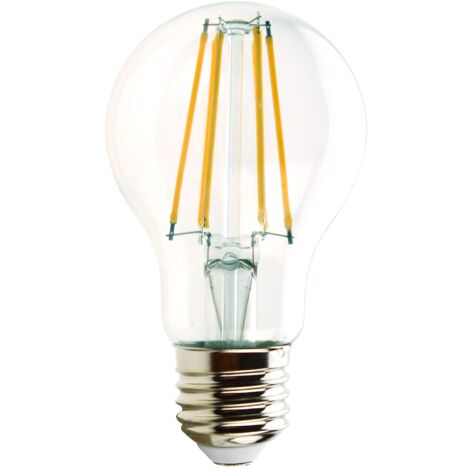 Velamp Lampadina LED a filamento, Oliva C35, 6W/806lm, base E14, 3000K
