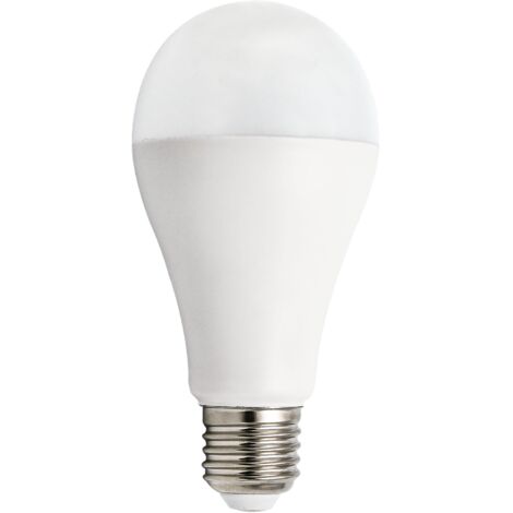 Velamp lampadina LED forma a Goccia (A65) - Attacco a vite grande (E27) - Potenza 20W Equivalenti 142W - Luminosità 2300lm - Temperatura colore 6500K (luce fredda)