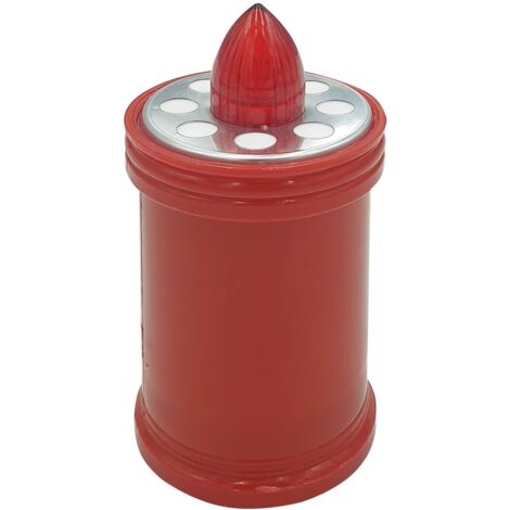 Velamp Lumino Elettrico a Led 12.9cm Durata 60 Giorni Rosso con Luce Intermittente Rossa