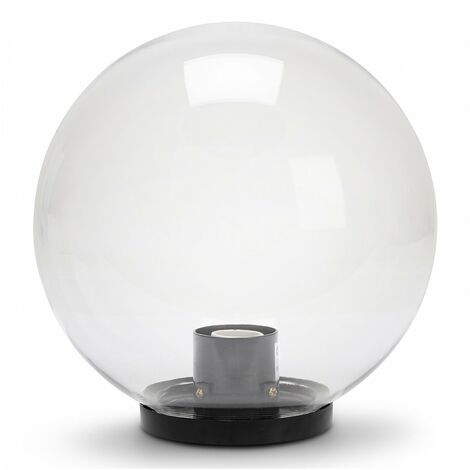 VELAMP SPH205 APOLUX Kugel für den Außenbereich aus PMMA, 200 mm Anschluss, E27, transparent