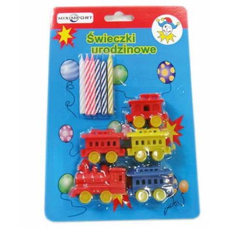 Velas de cumpleaños de tren  ŚW-242K