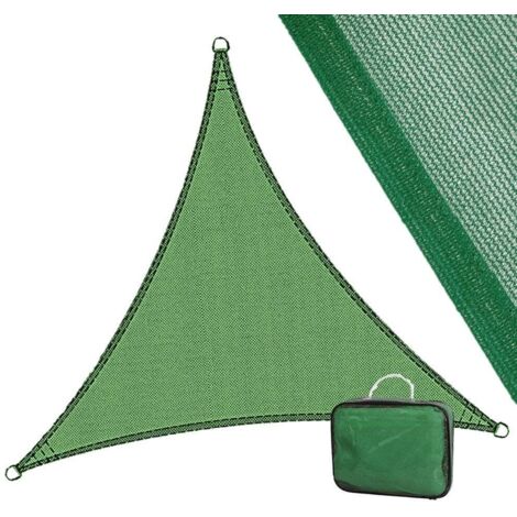 Velas de sombra Toldo Verde Polietileno 500 x 500 x 0,5 cm