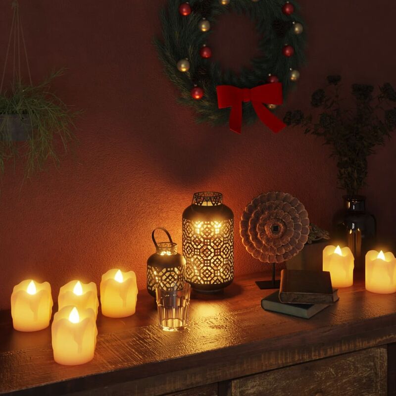 

Velas eléctricas sin llama LED 50 uds blanco cálido