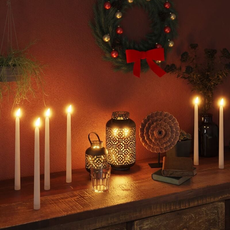 

Velas eléctricas sin llama LED 6 uds blanco cálido