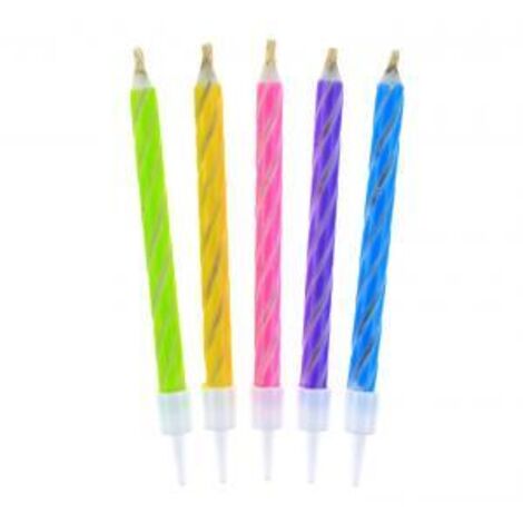 Velas mágicas pastel 10 piezas PF-SMP