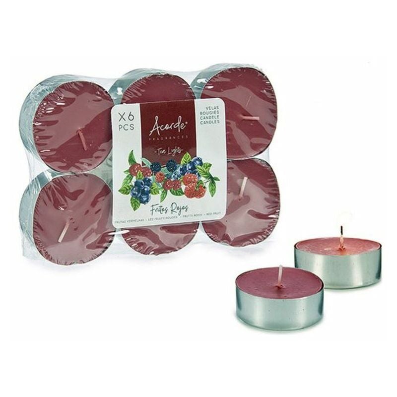 

Velas Maxi Tea Light Frutos Rojos (6 pcs)
