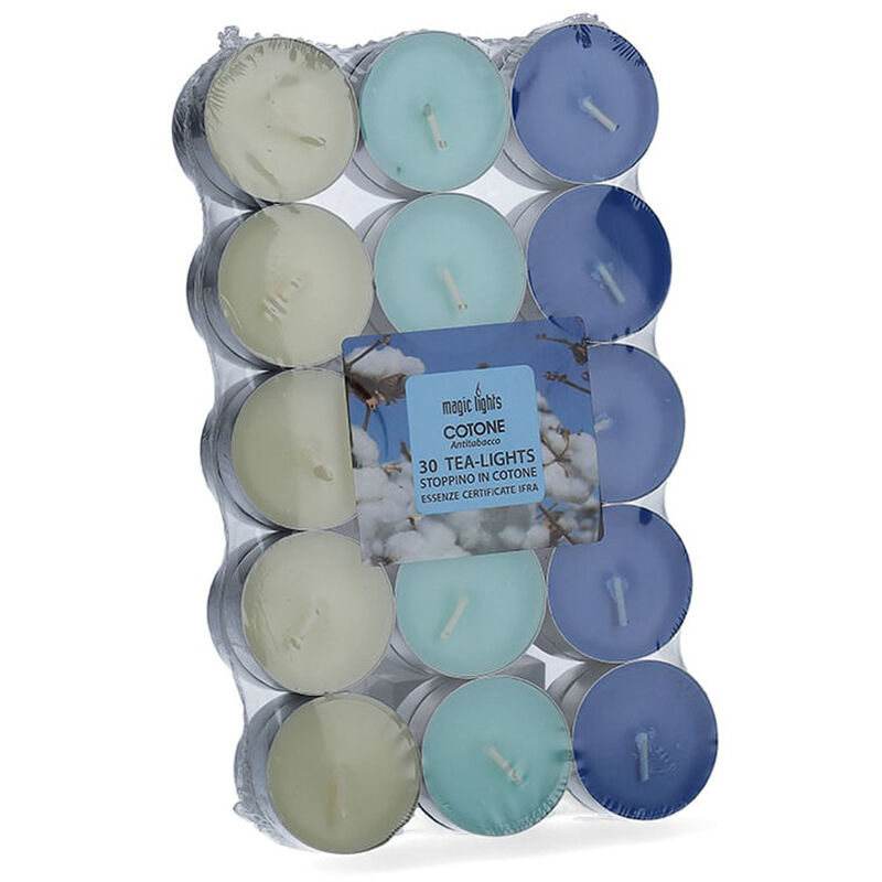 

MAGIC LIGHTS Velas perfumadas algodón 30uni. magic lights