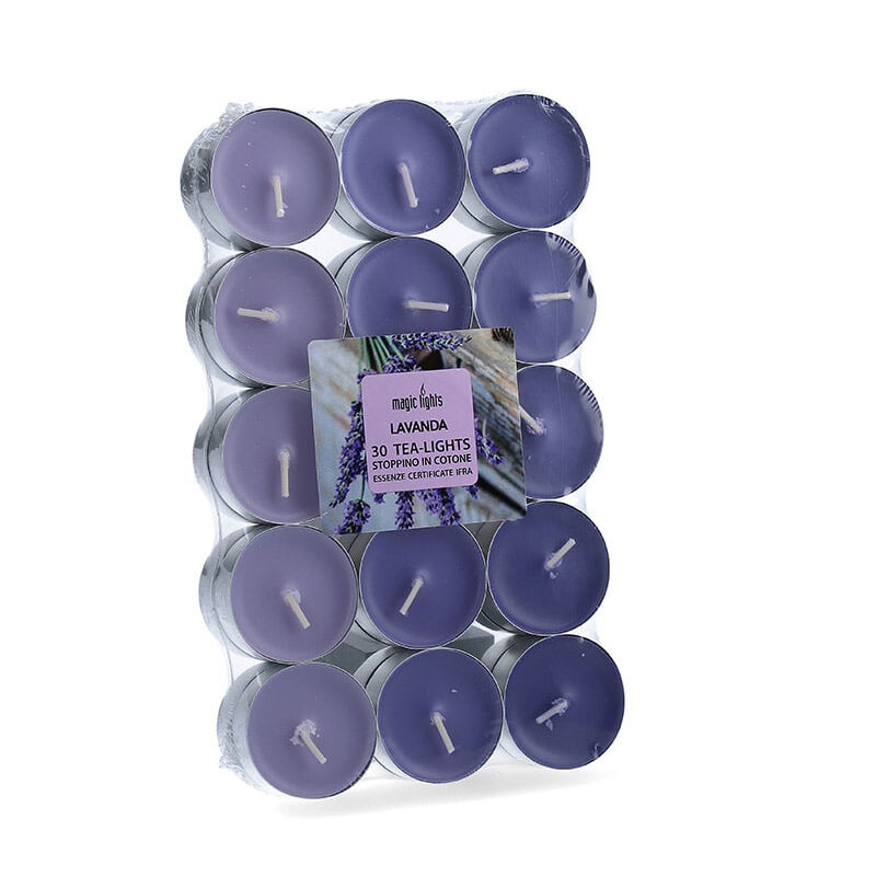 

MAGIC LIGHTS Velas perfumadas lavanda 30uni. magic lights