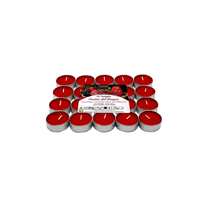 

Velas perfumadas Lumar Mini Frutas del Bosque (20 uds)