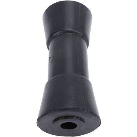 VELATEMOR Rullo per chiglia per rimorchio per barche, rullo per chiglia marina da 6 pollici, rullo per rimorchio per barche resistente in PU nero