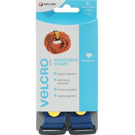 Velcro Brand Adjustable Straps 25mm x 92cm Blue